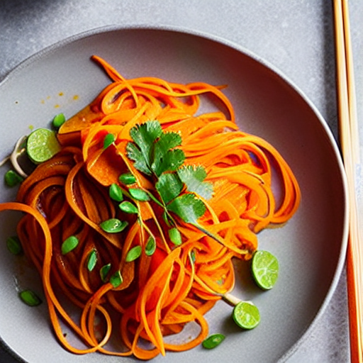Vegetarian Sweet Potato Noodles