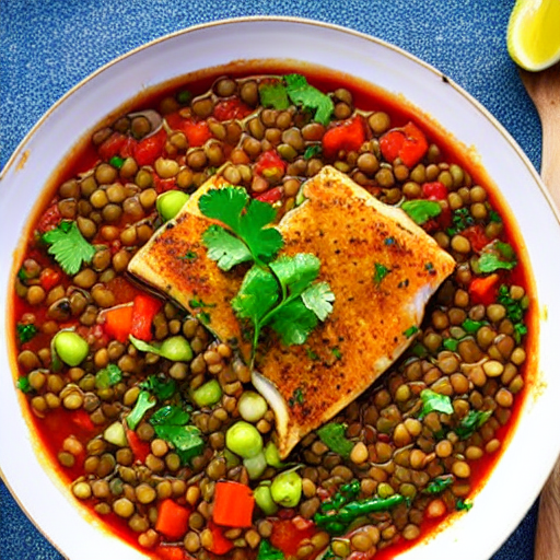 Lentil and Fish Stew