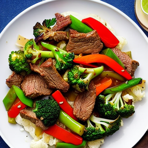 Beef and Cauliflower Stir-Fry