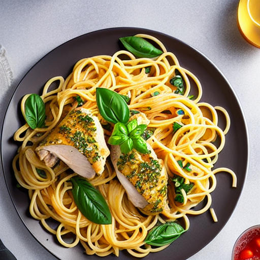 Pasta with Chicken and Herbs