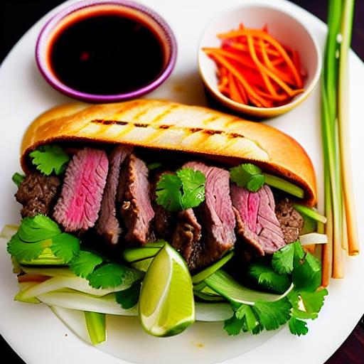 Bánh Mì Bò Nướng Sả