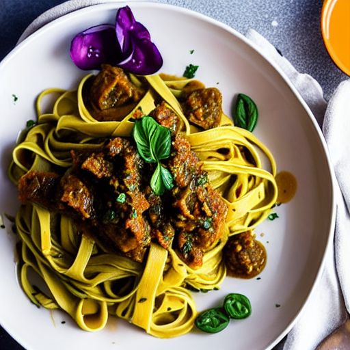 Mrouzia Fettuccine