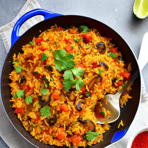 Arroz con Setas