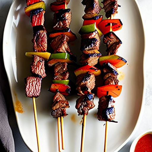 Five Spice Beef Skewers
