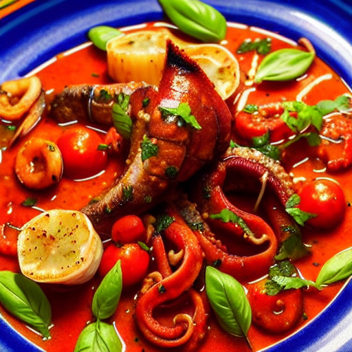 Polpo alla Luciana