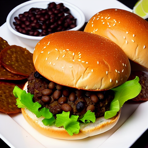 Hamburguesa de Frijoles
