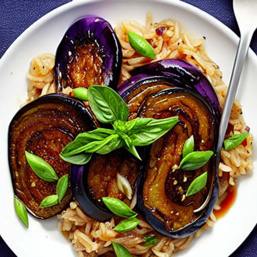 Braised Eggplant with Garlic