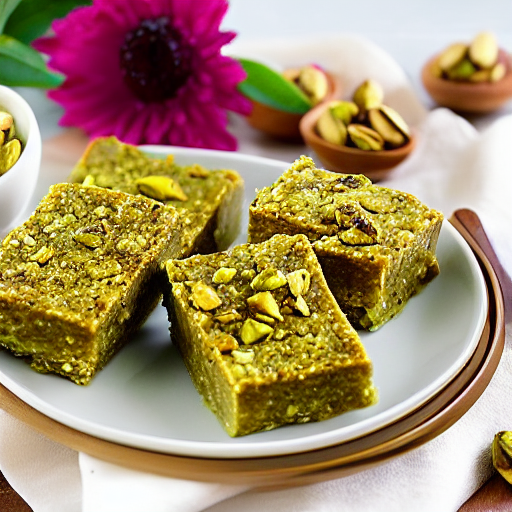 Pistachio and Honey Bars