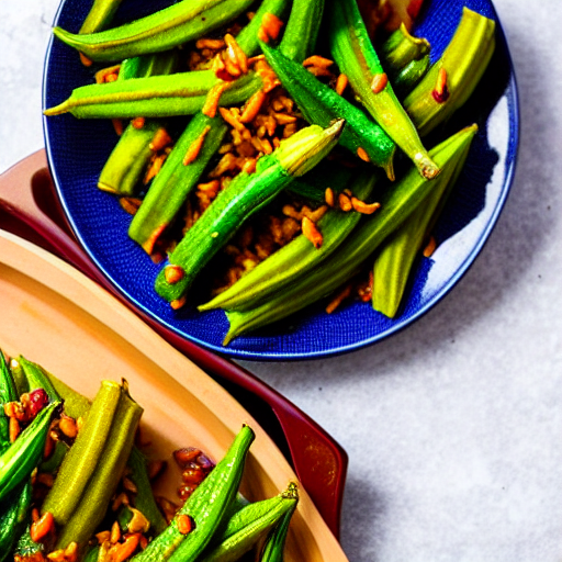 Vegan Bhindi