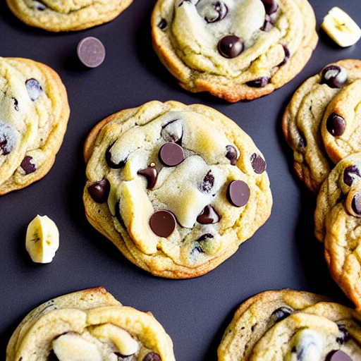 Chocolate Chip Banana Cookies