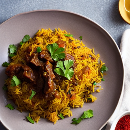 Spiced Lamb Rice