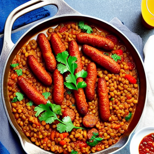 Lentilha com Linguiça