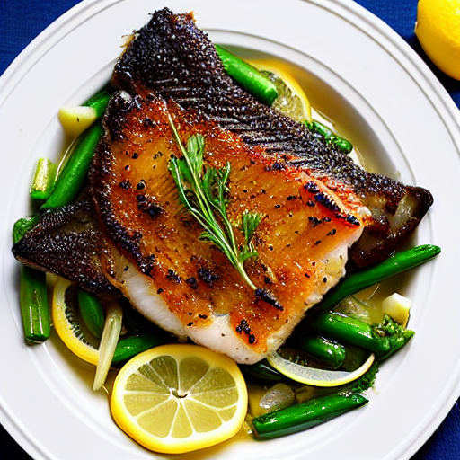 Sea Bass with Lemon