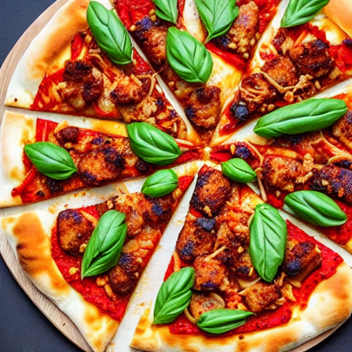 Korean Spicy Pork Pizza