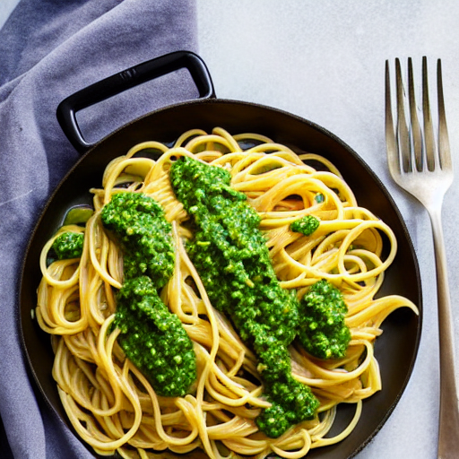 Pasta con Salsa Verde