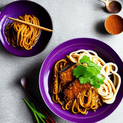 Katsu Miso Goya Nasu Udon