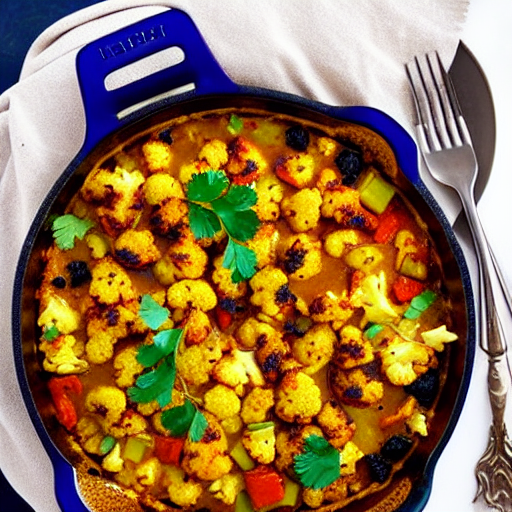Baked Cauliflower Tajine