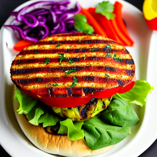 Grilled Vegetable Burger