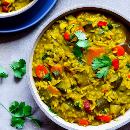 Vegan Vegetable Khichdi