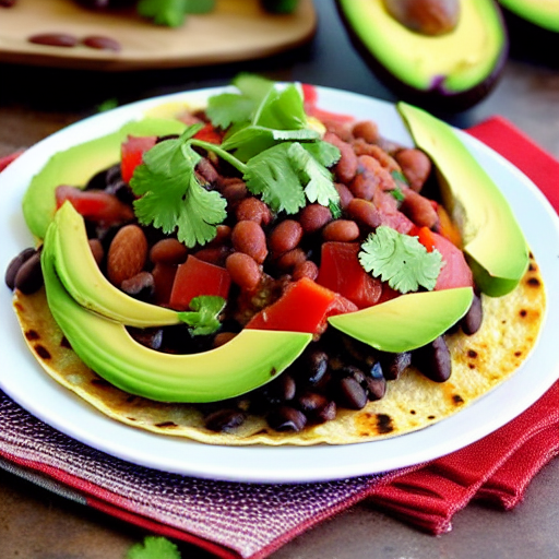 Tostadas de Frijoles Negros