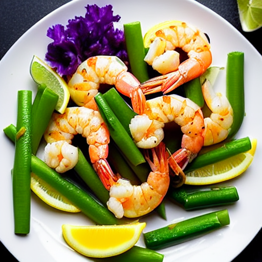 Lemon Garlic Prawns