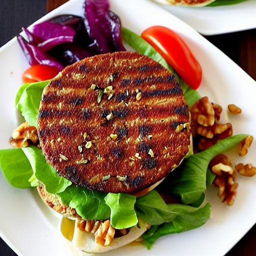 Date and Walnut Burger