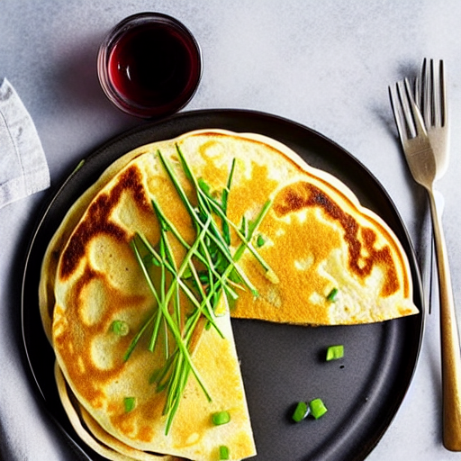 Egg and Chive Pancake