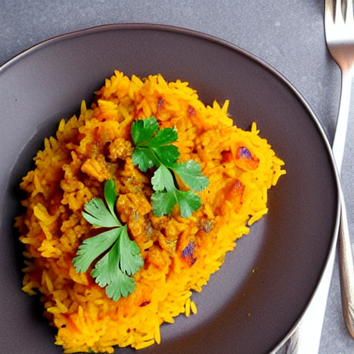 Baked Pumpkin with Rice