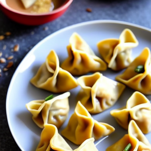 Almond Flour Wontons