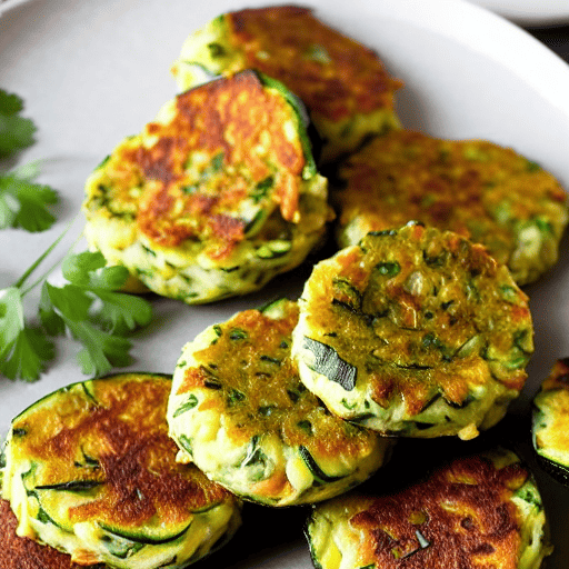 Baked Zucchini Fritters