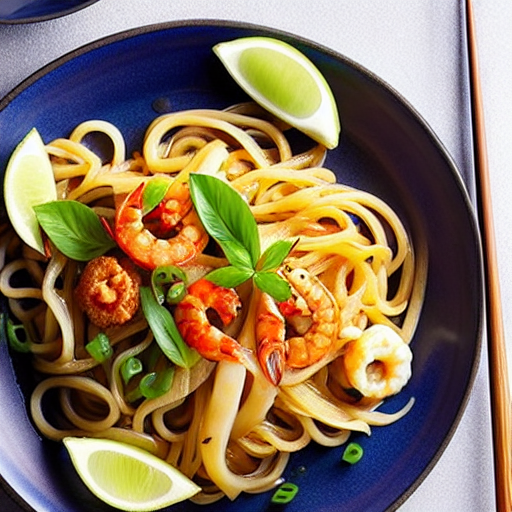 Yaki Udon with Seafood
