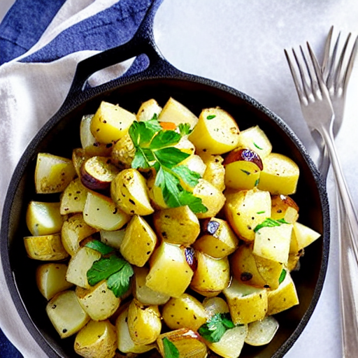 Roasted Garlic Potato Salad