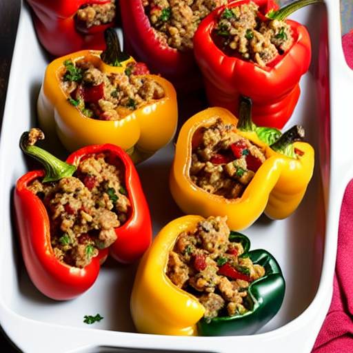 Sausage Stuffed Peppers