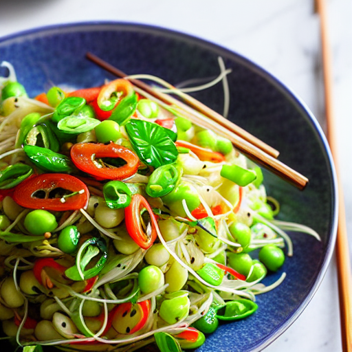 Korean Soybean Sprout Salad