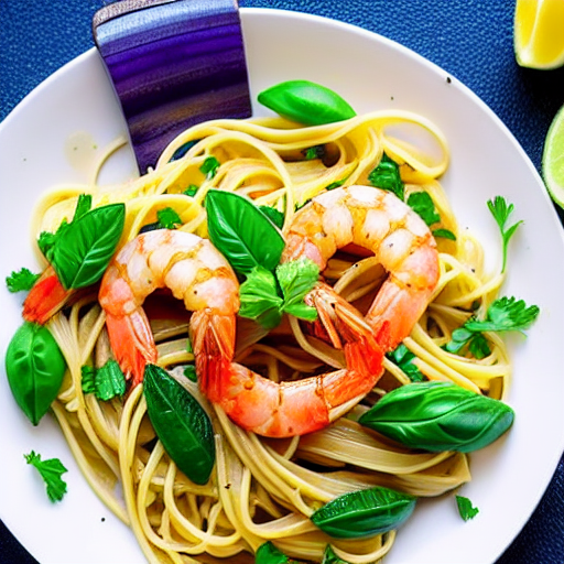 Pasta with Prawns