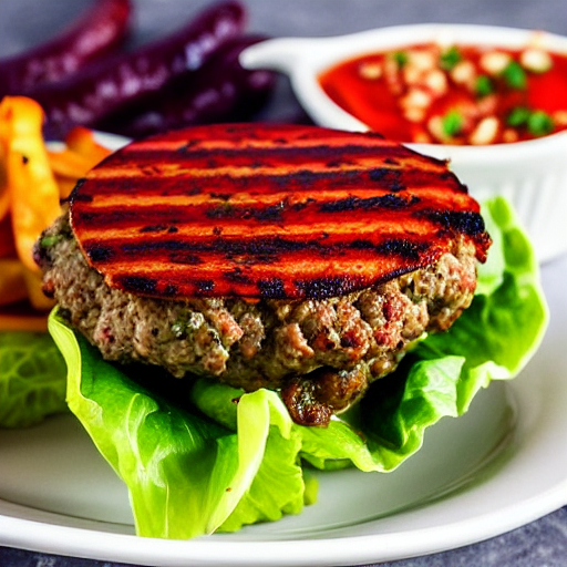 Keto Merguez Burger