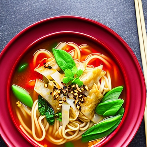 Kimchi Noodle Soup
