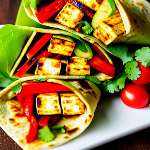 Tandoori Paneer Wrap