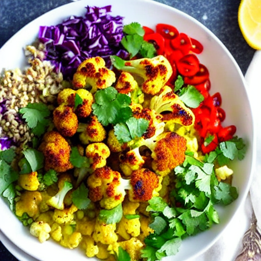 Spiced Cauliflower Salad