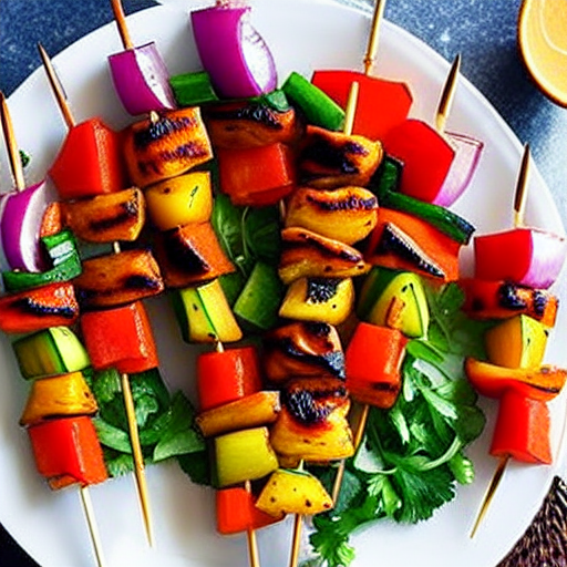 Moroccan Vegetable Skewers
