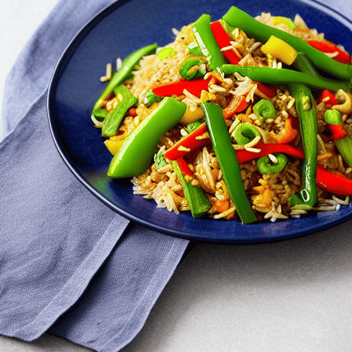 Pork and Green Pepper Fried Rice