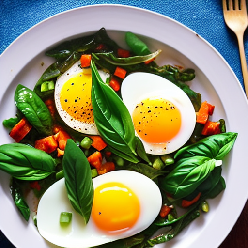 Eggs with Thai Basil