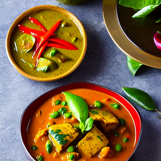 Vegan Fish Curry Leaf