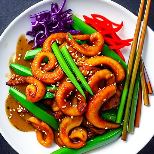 Spicy Squid Stir-fry