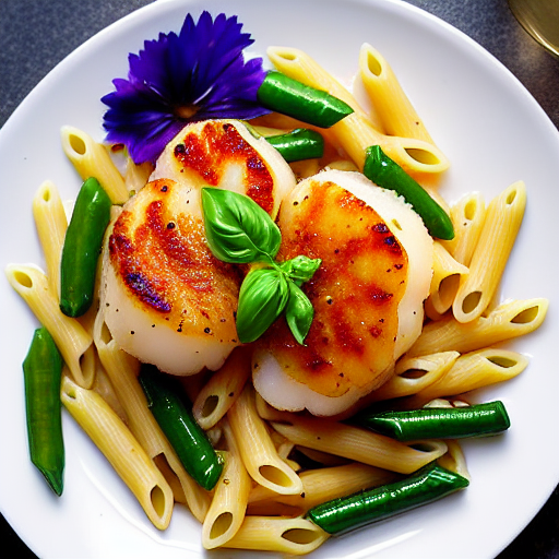 Pasta with Scallops