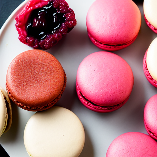 Macarons à la Framboise