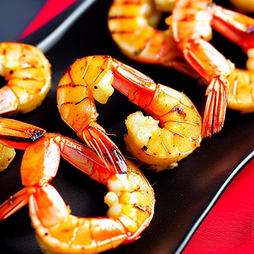 Crispy Grilled Prawns