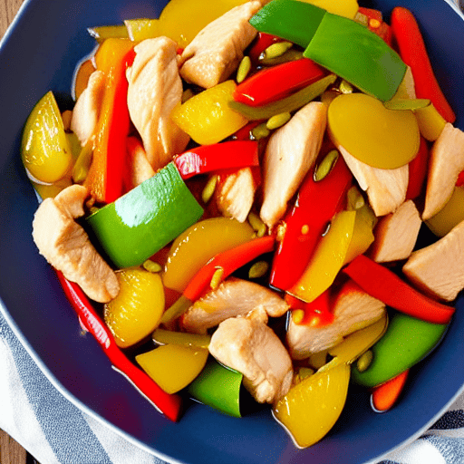 Gluten-Free Sweet and Sour Chicken Salad