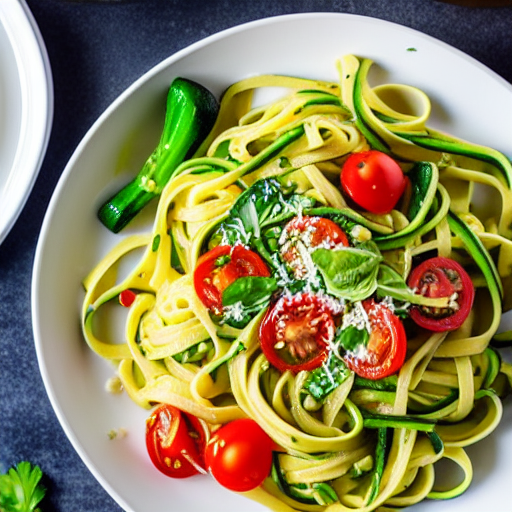 Keto Fettuccine Primavera