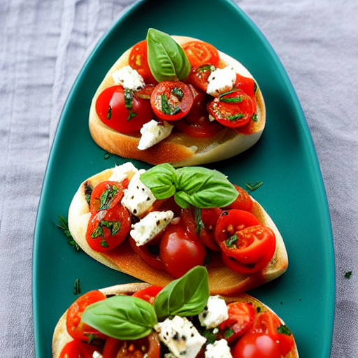 Bruschetta con Pomodorini e Alga